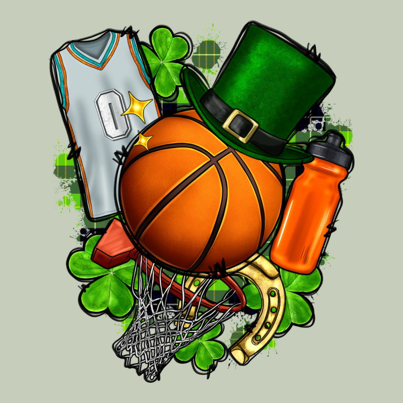 St. Patrick's Day Basketball Ladies Tee by FaDigitalArtStudio | Teevron
