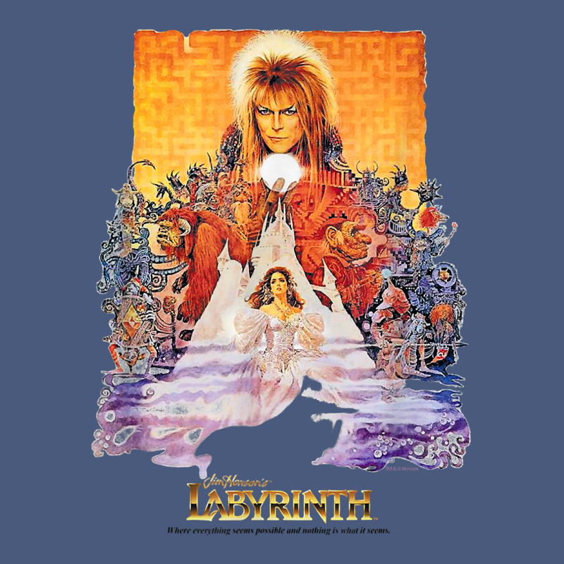 Labyrinth Movie Poster T Shirt Vintage Hoodie by baoMotion | Teevron