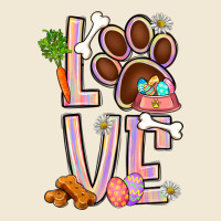 Tie Dye Easter Love Dog Paw Ladies Tee | Teevron