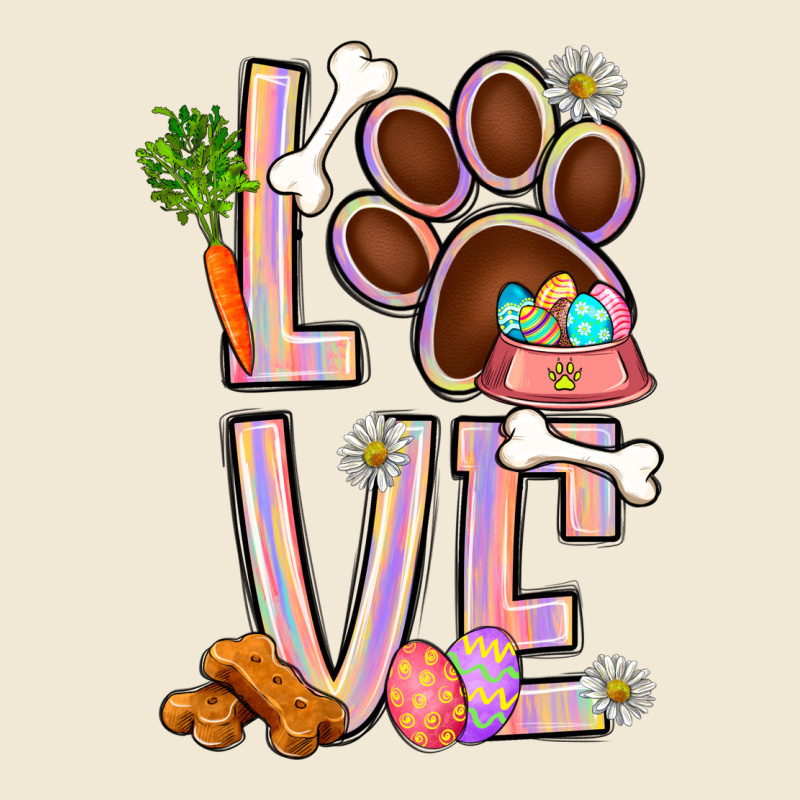 Tie Dye Easter Love Dog Paw Ladies Tee by BundleAndBundleShop | Teevron