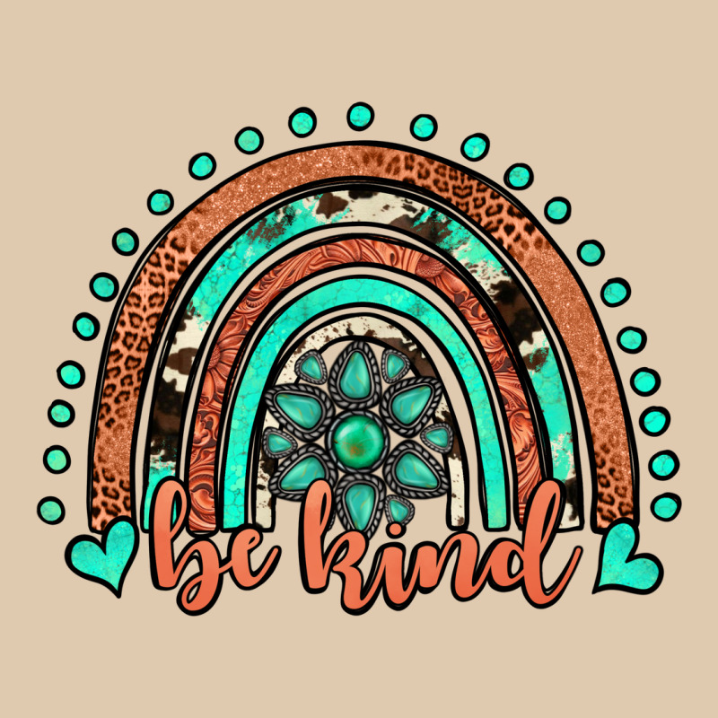 Be Kind Western Turquoise Rainbow Heavyweight Sweatshirt by JahusDesignShop | Teevron