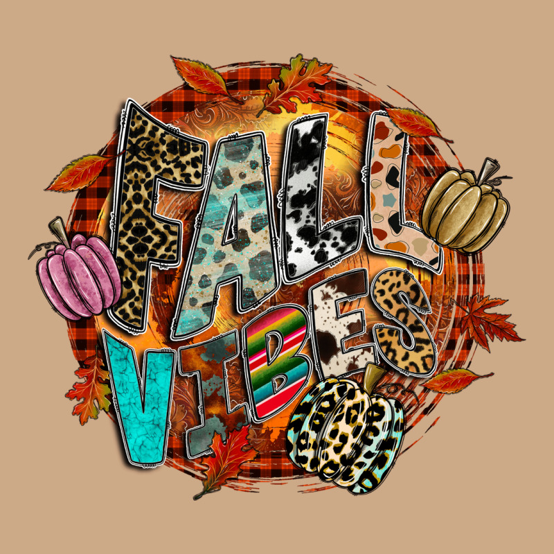 Fall Vibes Vintage Hoodie by CowhideDigitalArt | Teevron