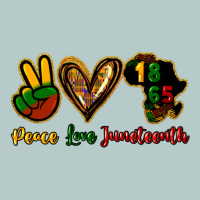 Peace Love Juneteenth Heavy Core Tee | Teevron