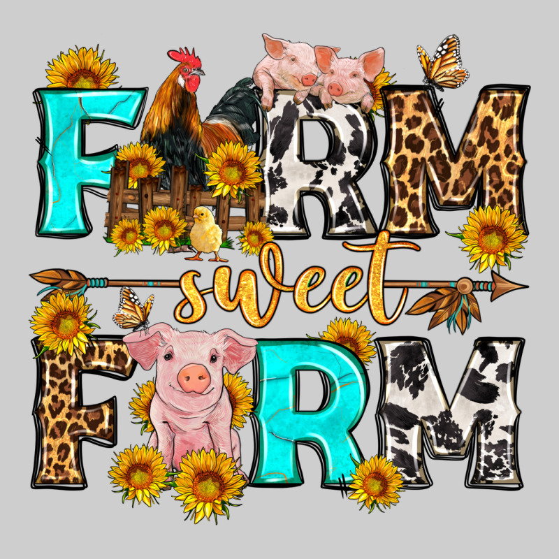 Farm Sweet Farm Western  Olivia Premium Tee by OliviaCreatesArt | Teevron