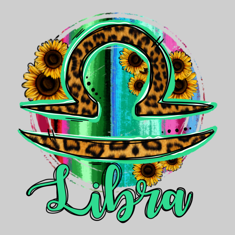 Libra Zodiac Sign Sunflower Leopard Serape Premium Tee by RanaPortraitStore | Teevron