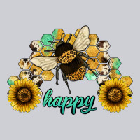 Bee Happy Honey Comb Heavyweight Sweatshirt | Teevron