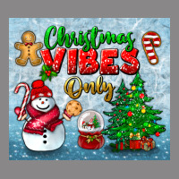 Christmas Vibes Only Tumbler Vintage Tee | Teevron