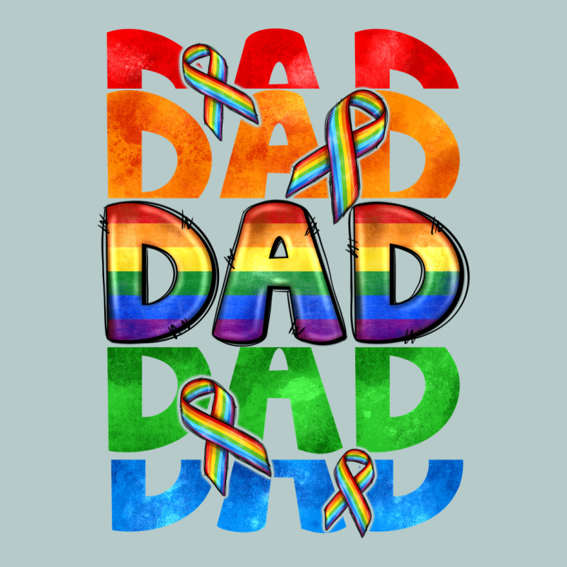 Dad Dad Dad Pride Heavy Core Tee by CowGirlArtShop | Teevron