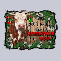 All I Want For Christmas Is A Cow Cowhide Heavyweight Hoodie | Teevron