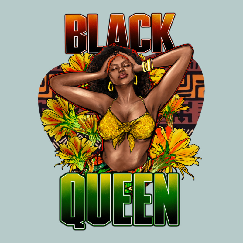 Black Queen Afro Heavy Core Tee by HowdyJamesFarm | Teevron