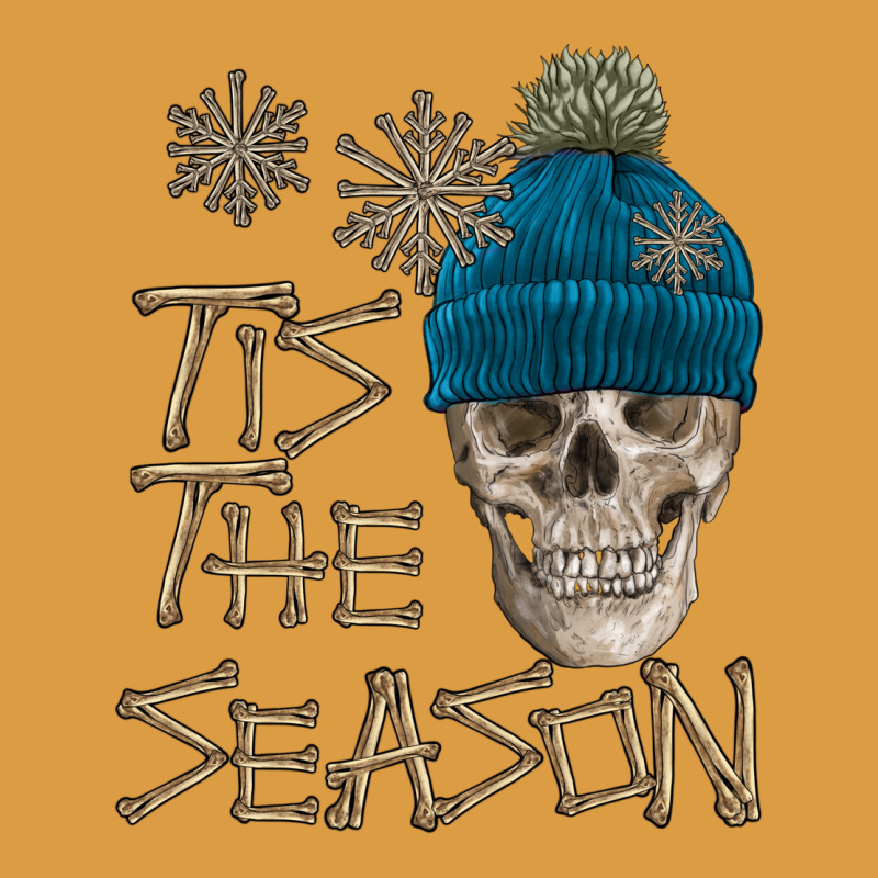 Skull Tis The Season Winter Urban Heavy Tee by FaDigitalArtStudio | Teevron
