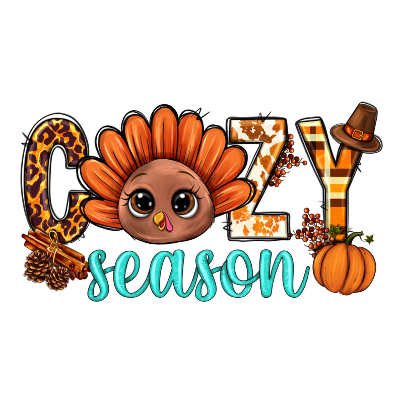 Turkey Cozy Season Thanksgiving Bbs Ladies Tee by BundleAndBundleShop | Teevron