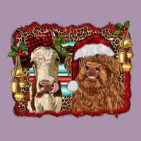 Christmas Heifer And Highland Cow With Serape Background Heavyweight Hoodie | Teevron