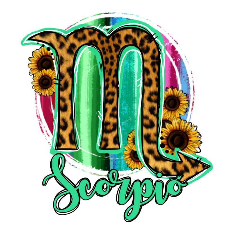 Scorpio Zodiac Sign Sunflower Leopard Serape Premium Tee by RanaPortraitStore | Teevron