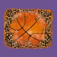 Glitter Leopard Basketball Background Vintage Tee | Teevron