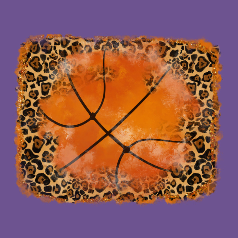 Glitter Leopard Basketball Background Vintage Tee by RanaPortraitStore | Teevron