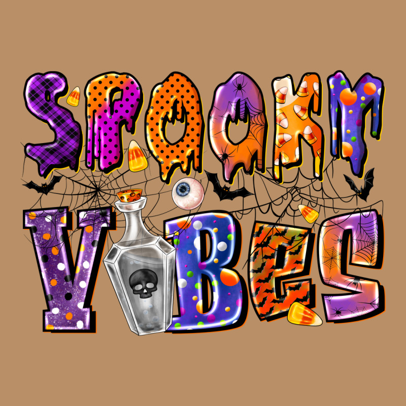 Spooky Vibes Vintage Hoodie by CowhideDigitalArt | Teevron