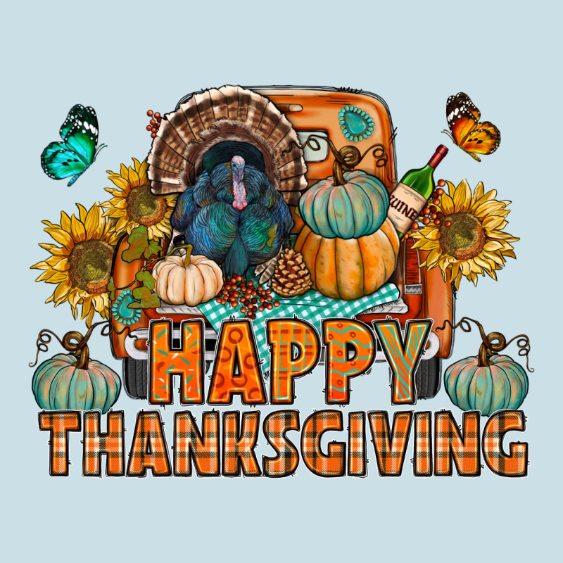 Happy Thanksgiving With Truck Bbs Ladies Tee by BundleAndBundleShop | Teevron
