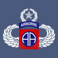 82nd Airborne Div Parachutist Wings And Patch - Distressed Vintage Hoodie | Teevron