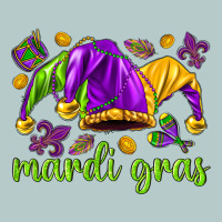 Mardi Gras With Jester Hat Heavy Core Tee | Teevron