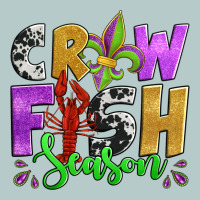 Crawfish Season Mardi Gras Carnival Fleur De Lis Heavy Core Tee | Teevron