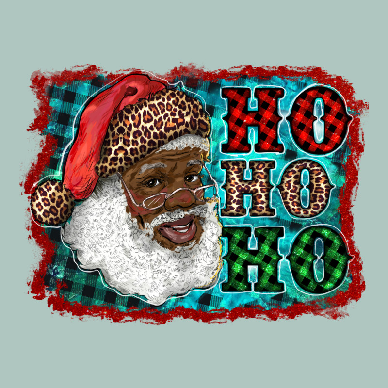 African American Santa Ho Ho Ho Premium Sweatshirt by RanaPortraitStore | Teevron