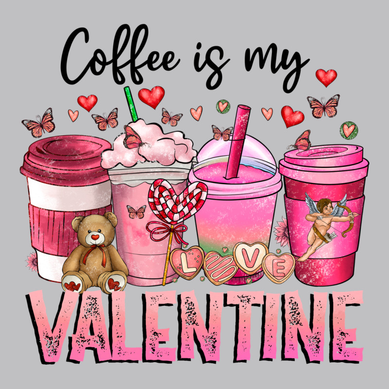 Coffee Is My Valentine Long Sleeve Tee by CowhideDigitalArt | Teevron
