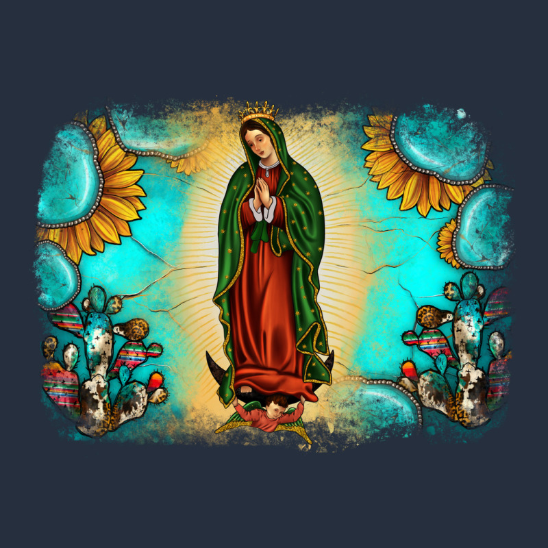 Gemstone Our Lady Of Guadalupe Zipper Hoodie by JahusDesignShop | Teevron