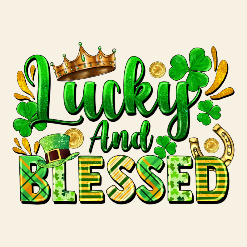 Lucky And Blessed Vintage Tee by FaDigitalArtStudio | Teevron