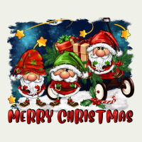 Merry Christmas Gnomies Wagon Urban Heavy Tee | Teevron