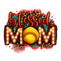 Blessed Softball Mom Lightbulb Letters Classic Tee | Teevron