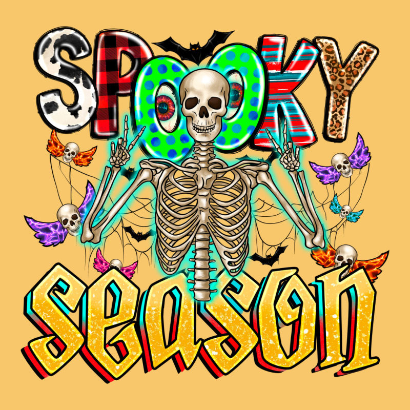 Spooky Season Vintage Hoodie by CowhideDigitalArt | Teevron