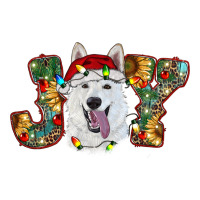 white shepherd christmas joy | Teevron