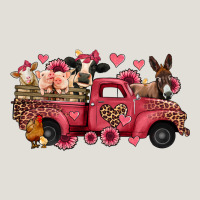 Valentines Day Leopard Farm Animals Truck Heavy Core Tee | Teevron