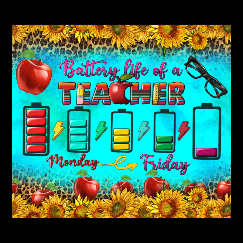 Battery Life Of A Teacher Tumbler Urban Heavy Tee by BundleAndBundleShop | Teevron