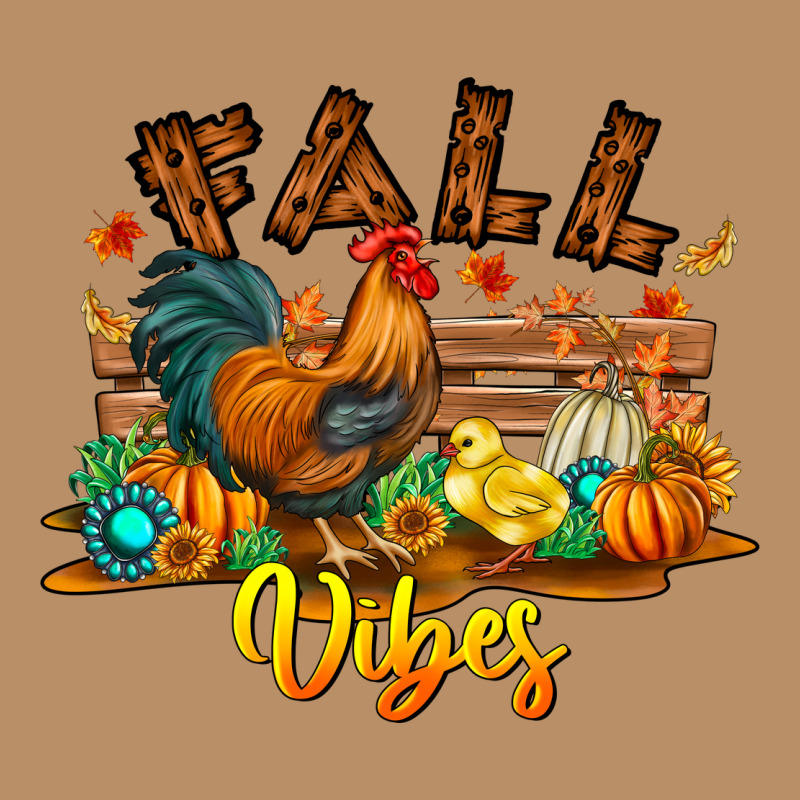 Fall Vibes Vintage Hoodie by CowhideDigitalArt | Teevron