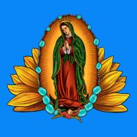 Sunflower Our Lady Of Guadalupe Zipper Hoodie | Teevron
