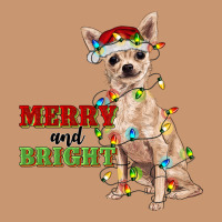 Merry And Bright Chihuahua Heavyweight Hoodie | Teevron