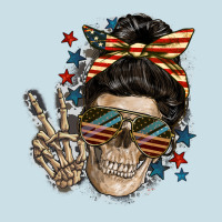 American Mother Skull Mother's Day Ladies Tee | Teevron