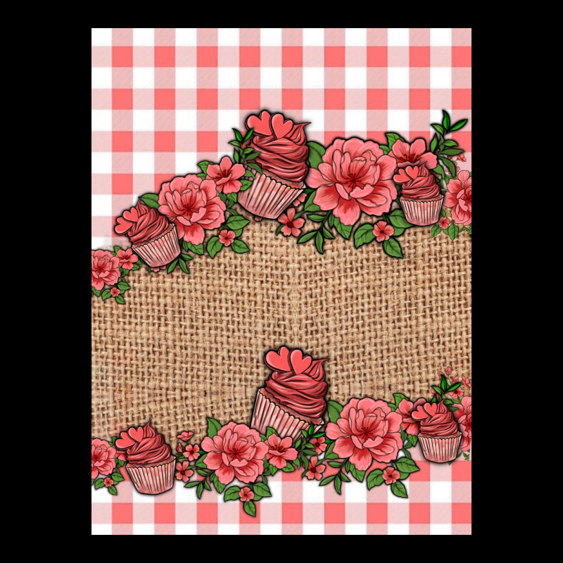 Valentines Day Burlap Background Urban Hoodie by Jasminsmagicworld | Teevron