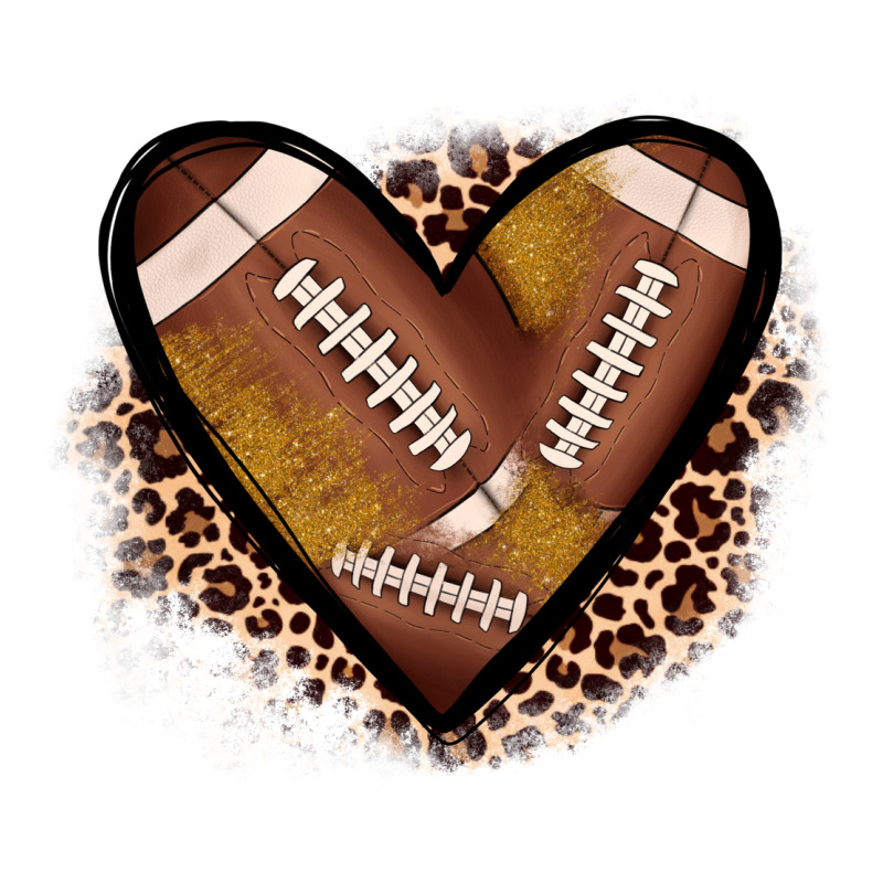 Heart Football Zipper Hoodie by JahusDesignShop | Teevron