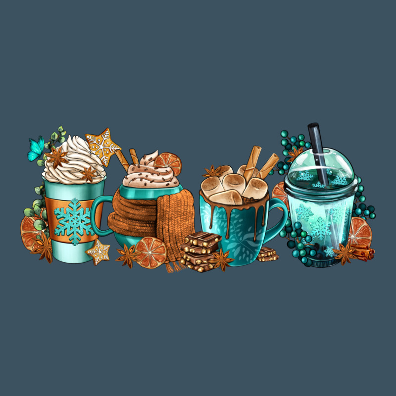 Winter Coffee Cups Urban Heavy Tee by FaDigitalArtStudio | Teevron