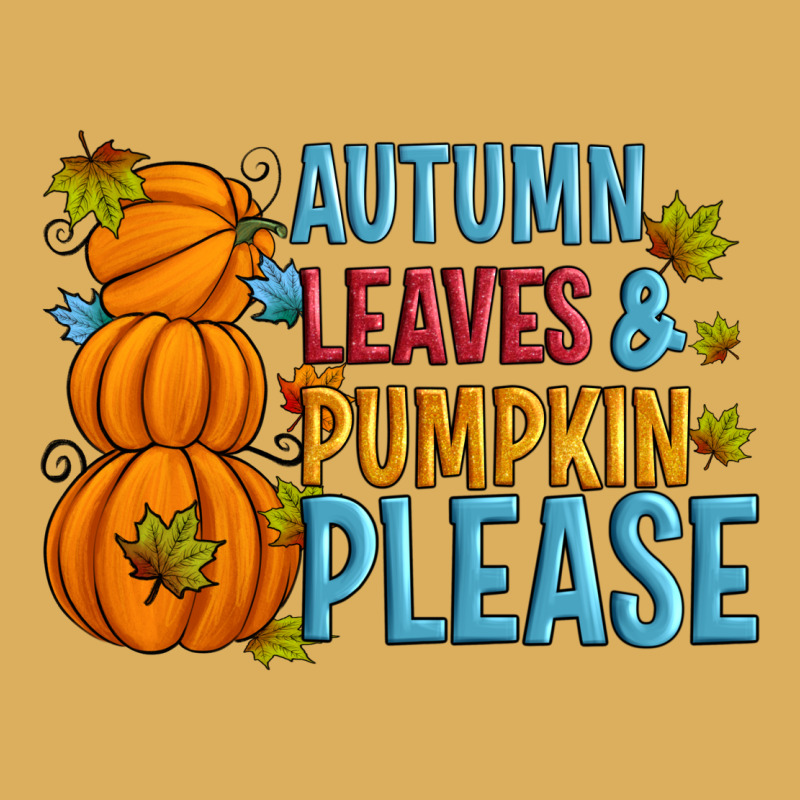 Autumn Leaves And Pumpkin Please Premium Hoodie by Artiststas | Teevron
