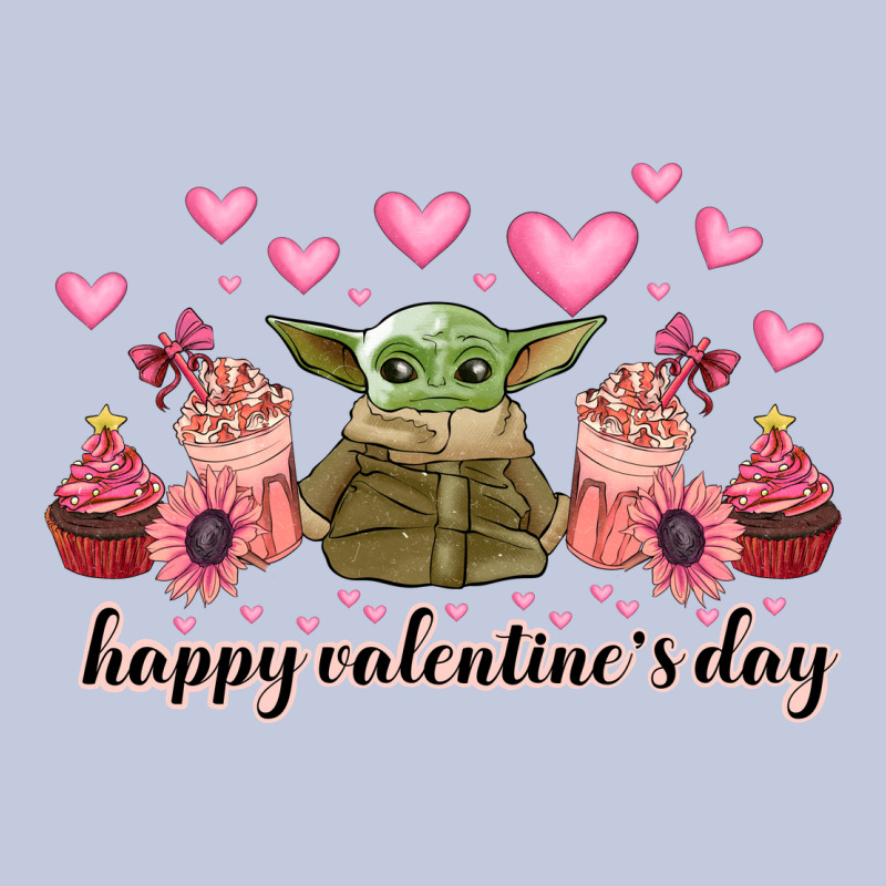 Happy Valentines Day Yoda Long Sleeve Tee by CowhideDigitalArt | Teevron