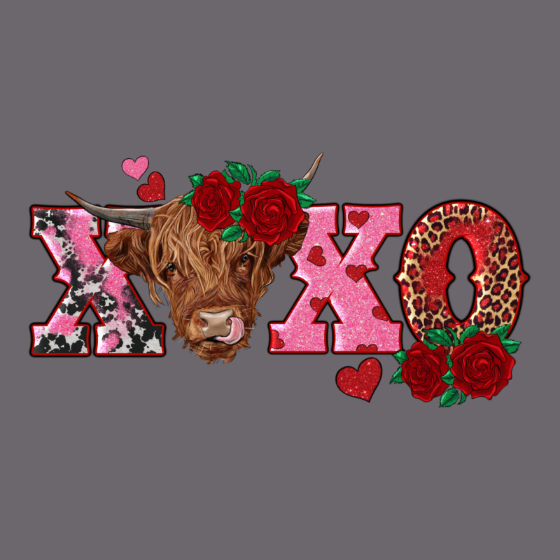 Xoxo Highland Cow Premium Sweatshirt by RanaPortraitStore | Teevron