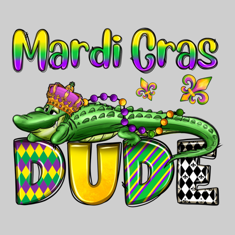 Mardi Gras Dude Alligator Olivia Premium Tee by OliviaCreatesArt | Teevron