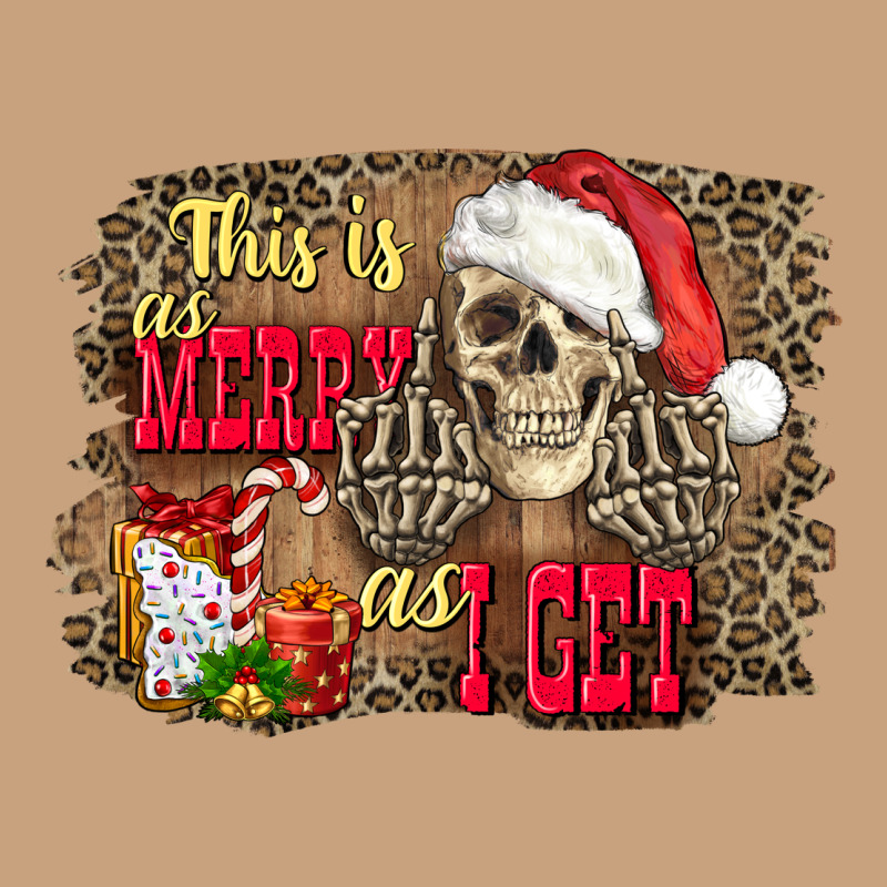 This Is As Merry As I Get Skull Vintage Tee by FaDigitalArtStudio | Teevron