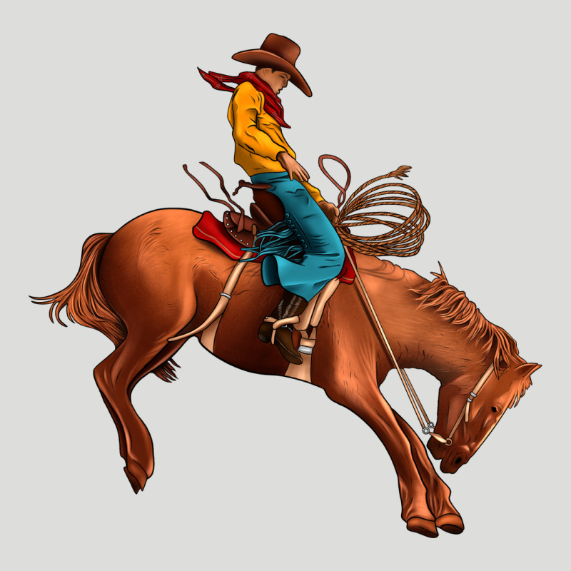 Cowboy Rodeo Zipper Hoodie by JahusDesignShop | Teevron