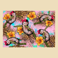 Baby Monkey Flowers Premium Hoodie | Teevron
