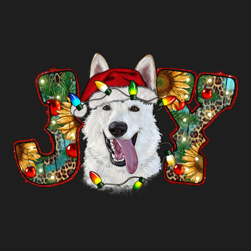 White Shepherd Christmas Joy Heavyweight Hoodie by RanaPortraitStore | Teevron